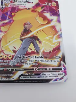 Pokemon TCG CCG Pikatchu VMAX Card TG17/TG30 Holo #Live - Image 3
