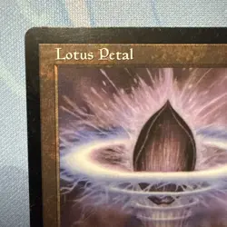 Lotus Petal - Tempest - Magic The Gathering - Vintage 1997 - Image 2