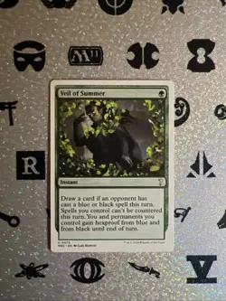 MTG - Veil of Summer (White Border) Mystery Booster 2 Regular NM - Image 1