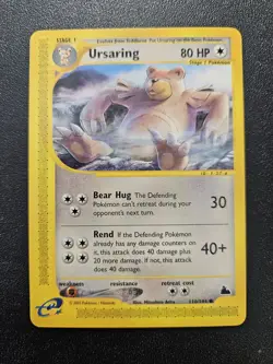 Pokemon Skyridge Ursaring 110/144 NEAR MINT - Image 1