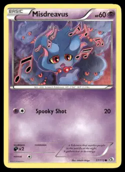Pokemon Misdreavus Legendary Treasures #57/113 - Image 1