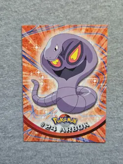 Arbok #24 1999 Topps Pokemon TV Animation Edition Series 1 Blue Logo - Image 1