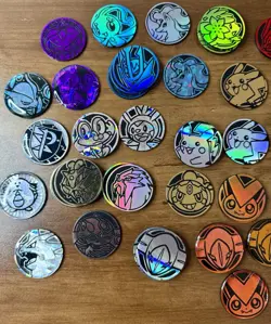 Assorted Pokemon Coin Lot 50 Count - Image 2