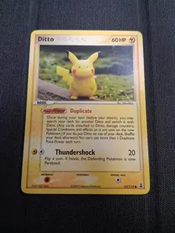 Pokemon Ditto (Pikachu) 63/113 EX Delta Species - NM Fast Ship - Image 1