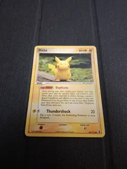 Pokemon Ditto (Pikachu) 63/113 EX Delta Species - NM Fast Ship - Image 2