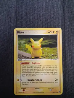 Pokemon Ditto (Pikachu) 63/113 EX Delta Species - NM Fast Ship - Image 3