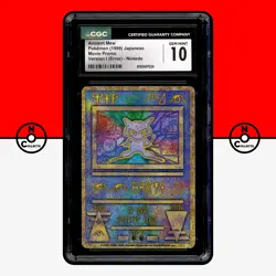 Pokemon CGC 10 Nintedo ERROR Ancient Mew I 1999 Movie Promo Japanese - Image 1