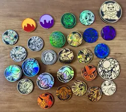 Assorted Pokemon Coin Lot 50 Count - Image 1