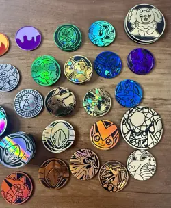 Assorted Pokemon Coin Lot 50 Count - Image 3