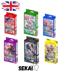 ONE PIECE 6 DECKS ST15 ST16 ST17 ST18 ST19 ST20 ENG - PRB01 PRB 01 PRB1 ENGLISH - Image 1
