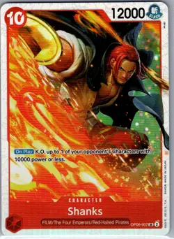 Shanks OP06-007 SR Wings of the Captain - One Piece Card - NM - Image 1