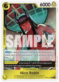 One Piece 2025 ° OP09 ° Francais ° Nico Robin ° OP09-107 ° R - Image 1