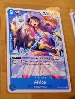 ONE PIECE ROMANCE DAWN ENGLISH CARD GAME CARTE ALVIDA OP01-064 TCG MINT - Image 1
