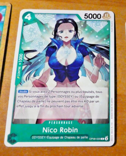 ONE PIECE CARD GAME CARTE FRANCAISE NICO ROBIN OP09-033 FR MINT NEUF - Image 1