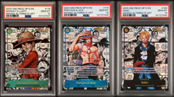 PSA 10 Luffy, Sabo, Ace Manga Alternate Art Set OP13 One Piece English - Image 1