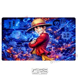 One Piece Card Game MANGA OP13-118 LUFFY OPCG TCG Play mat Custom card pad - Image 4