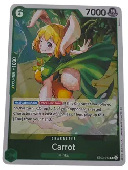 Carrot EB03-013 Extra Booster: One Piece Heroines Edition English R Foil NM - Image 1