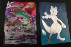 Rayquaza VMAX TG20/TG30 Full Art Holo Pokemon Card Near Mint #Live - Image 2