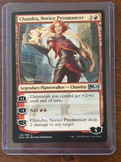 Chandra, Novice Pyromancer - MTG Core Set 2020 - Magic The Gathering - Image 1