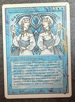 MTG vesuvan doppelganger revised signed in gold by Hoover, gorgeous! - Image 1
