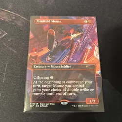 Mtg Manifold Mouse - Secret Lair Showdown + Bonus Foils - Image 1