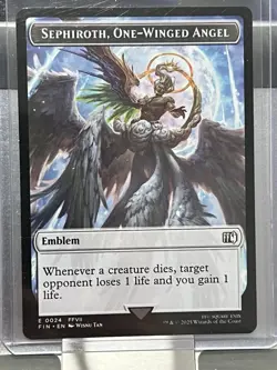 Emblem - Sephiroth, One-Winged Angel Robot Warrior Double-Sided Token Final... - Image 2