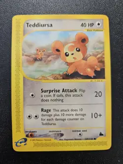 Pokemon Skyridge Teddiursa 109/144 NEAR MINT - Image 1