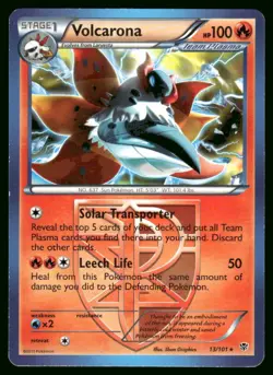 Pokemon Volcarona (Team Plasma) Plasma Blast #13/101 - Image 1