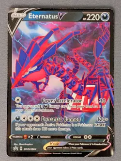 Eternatus V SWSH064 Pokemon SWSH: Sword & Shield Black Star Promo NM - Image 1