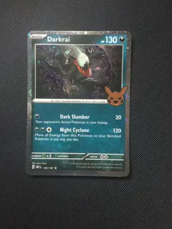 Darkrai (Cosmos Holo) 136/197 Holo Rare Holo NM Pokemon Trick or Trade - Image 1