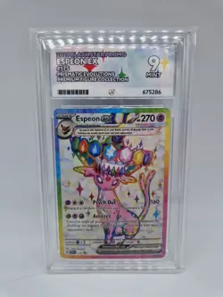 Pokemon Espeon EX 175 Black Star Promo Graded ACE 9 - Image 1