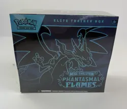 Pokemon Mega Evolution Phantasmal Flames Elite Trainer Box ETB Sealed - Image 1