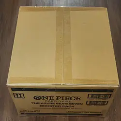 One Piece The Azure Sea's Seven OP-14-EB04 Sleeved Booster Case 144 Packs Sealed - Image 2
