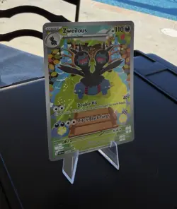 Pokemon TCG Zweilous Full Art White Flare Card 147/086 Near Mint Condition - Image 2