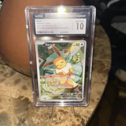 Eevee 173 Sv: Scarlet & Violet Promo Cards Holo CGC Gem Mint 10 Graded Pokemon! - Image 1