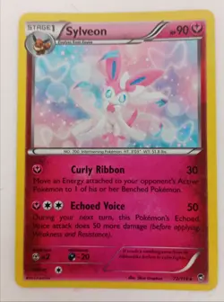 Pokemon Sylveon Trading Card XY-Furious Fists Holo Rare 72/111 TCG #Live - Image 1