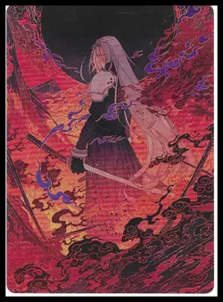 Art Series: FINAL FANTASY #35 Nibelheim Aflame Art Card - Image 1