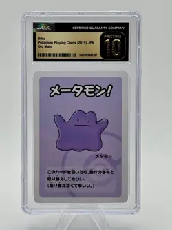 CGC 10 PRISTINE Ditto Old Maid 2019 Japanese Pokemon Card - Image 1