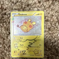 Pokemon Dedenne RC10/RC32 Generations Basic 60 HP Holo 10+ Card TCG - Image 1