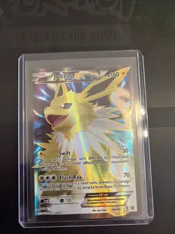 Pokemon TCG Jolteon-EX Promo Card 28a/83 Holo Full Art Nm/Lp - Image 1