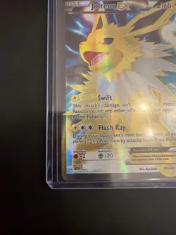 Pokemon TCG Jolteon-EX Promo Card 28a/83 Holo Full Art Nm/Lp - Image 5