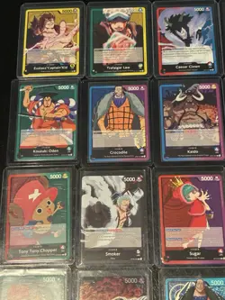One Piece Leader LOT 24 Cards ALL LEADER and ALL IN TOP LOADERS - Image 3