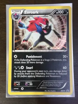 Zoroark BW19 Black & White Black Star Promo Holo Pokemon Card NM - Image 1