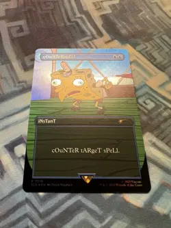 MTG Rainbow Foil cOuNTeRspELl (7010) NM Unplayed SpongeBob Secret Lair Drop - Image 3
