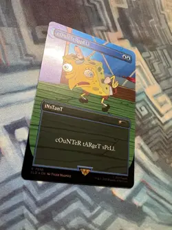 MTG Rainbow Foil cOuNTeRspELl (7010) NM Unplayed SpongeBob Secret Lair Drop - Image 4