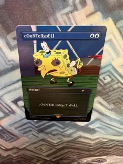 MTG Rainbow Foil cOuNTeRspELl (7010) NM Unplayed SpongeBob Secret Lair Drop - Image 5