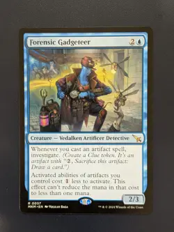 Forensic Gadgeteer - MKM - Magic the Gathering - NM - MTG - Image 1