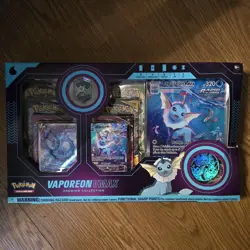 Pokemon Vaporeon VMAX Premium Collection Box Sealed Evolving Skies TEAR - Image 1