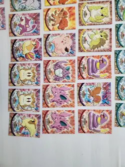 LP/NM 52 BLACK LOGO Pokemon Topps cards lot Logo 1999 TV Misty x 2 - Image 5