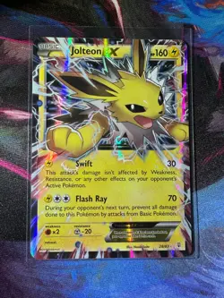Jolteon EX 28/83 XY Generations Holo Pokemon TCG LP - Image 1